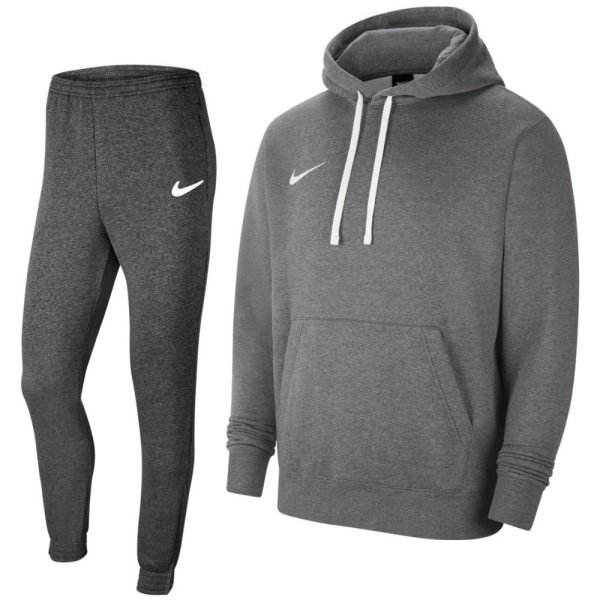 Nike Park 20 Fleece Hoodie Trainingspak Grijs Wit