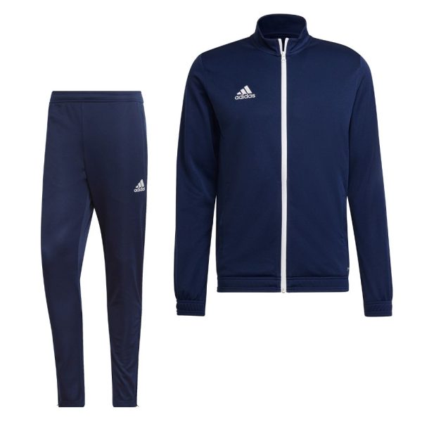 adidas Entrada 22 Full-Zip Trainingspak Donkerblauw