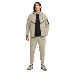 Nike Tech Fleece Sportswear Trainingspak Olijfgroen Zwart