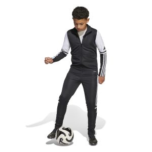 adidas Squadra 25 Trainingspak Full-Zip Kids Zwart Wit